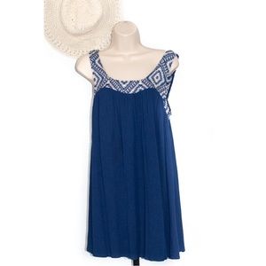 BB Dakota Women Royal Blue Dress Fully Lined Pullover Size Small